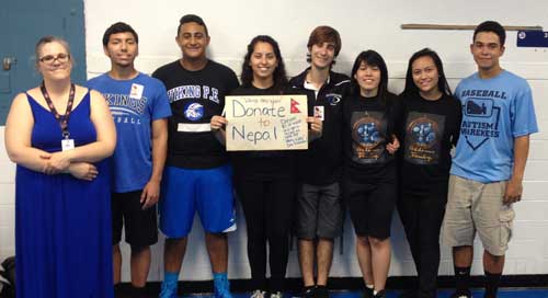 NAHS Vikings Support Nepal