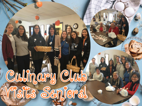 Culinary Club Visits Senior Citizens