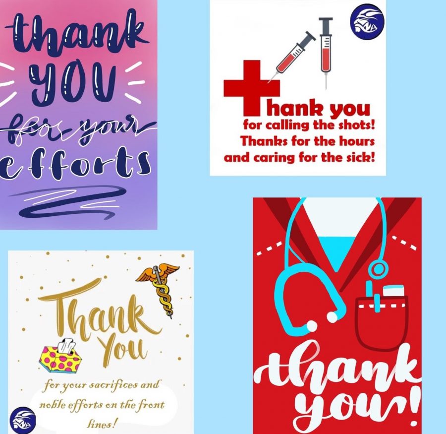 Homemade Cards for Healthcare Workers